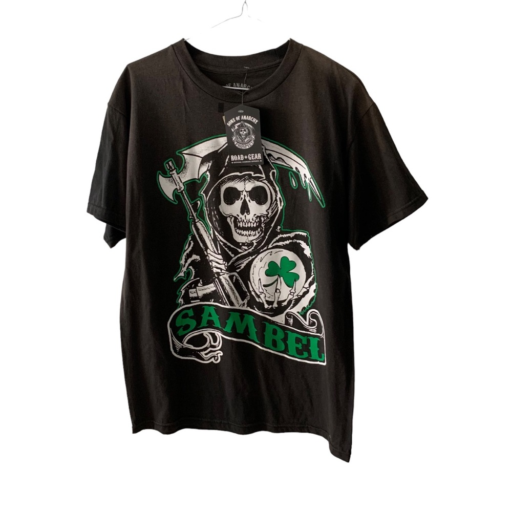 Sons of Anarchy Sambel Belfast Black Men’s Graphic T Shirt Size Medium